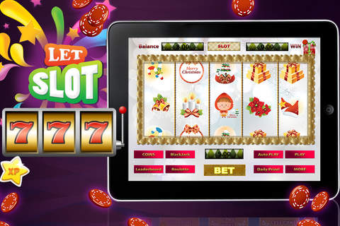 Slots - Christmas Big Casino Free screenshot 3