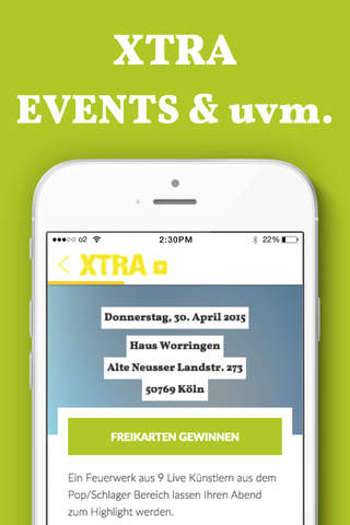 XTRA - Deine App für Köln mit News, Events, Tickets & Freikarten screenshot 3