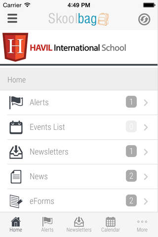Havil International School - Skoolbag screenshot 3