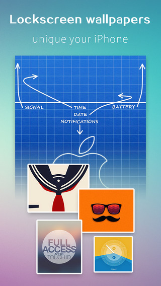 【免費生活App】Wallpapers+ for iOS 8-APP點子