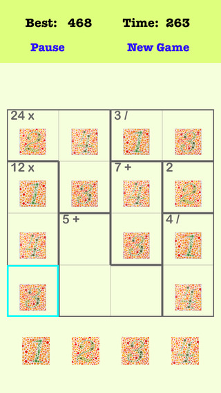 Are You Clever Color Blind 4X4 Puzzle