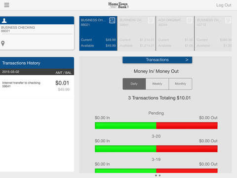 【免費財經App】HomeTown Bank Cash Management for iPad-APP點子