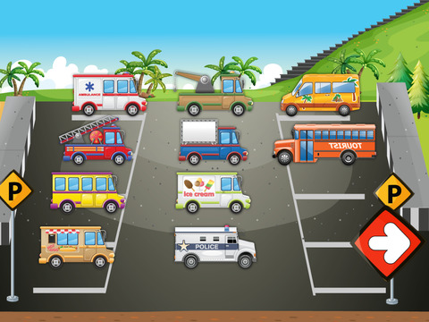 Animated puzzles cars city screenshot 4