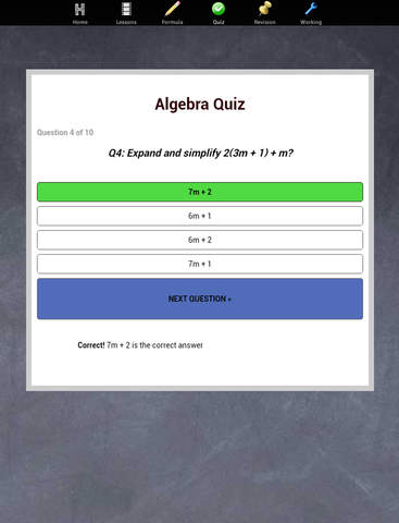 Algebra Year 8 Maths screenshot 2