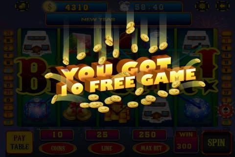 Amazing Hit it Off New Years Xtreme Casino - Rich Slots & Win Big Jackpots Pro screenshot 3