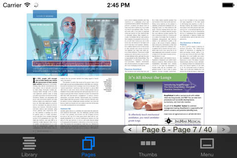 Medsim Magazine screenshot 2