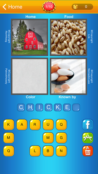 4 Hints 1 Animal: Guess the animal in this free new word picture guessing trivia quiz puzzle game