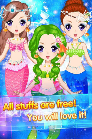 Little Mermaid Princess – Elf Paradise, Makeup, Dressup and Makeover Games for Girls screenshot 4