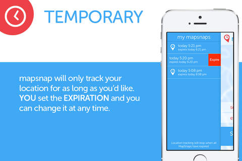 MapSnap - Temporary Location Sharing screenshot 3