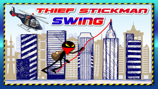 Flying Ninja Thief Swing : Tight-Rope Swinging Urban Robbery Get Away FREE