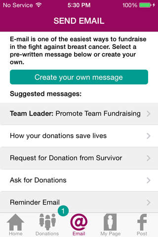Making Strides Against Breast Cancer screenshot 3