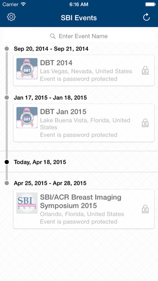 Society of Breast Imaging Events App