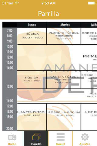 Amanecer Deportivo FM screenshot 2