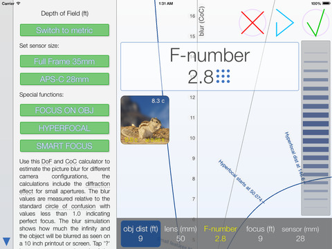 免費下載攝影APP|Hyperfocal - depth of field calculator with blur simulation and circle of confusion estimation app開箱文|APP開箱王
