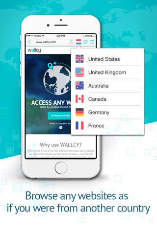 Wallcy - Free VPN, Unrestrict Websites, Safe Browsing screenshot 3