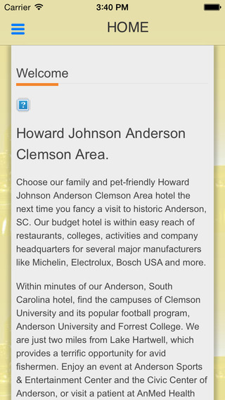 免費下載商業APP|Howard Johnson Anderson Clemson Area app開箱文|APP開箱王