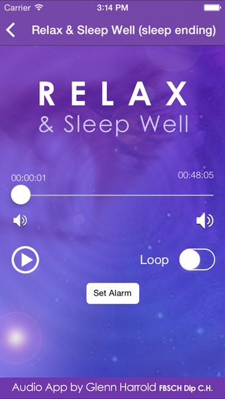 【免費生活App】Relax & Sleep Well by Glenn Harrold: A Hypnosis Sleep Relaxation-APP點子