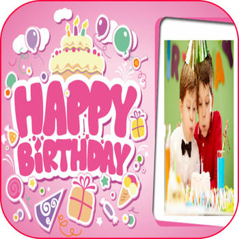Birthday Frames Photos Birthday Cards 攝影 App LOGO-APP開箱王