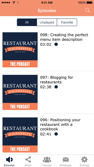 Restaurant University Podcast