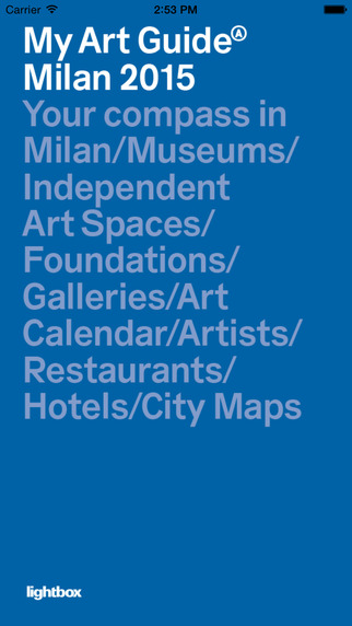 My Art Guide Art Milan 2015 PRO