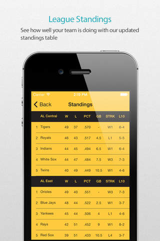 Pittsburgh Baseball Schedule Pro — News, live commentary, standings and more for your team! screenshot 4