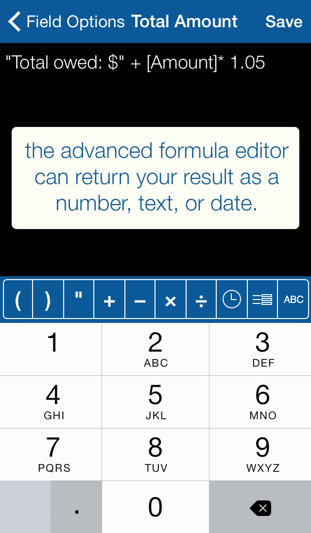 tap forms version 5