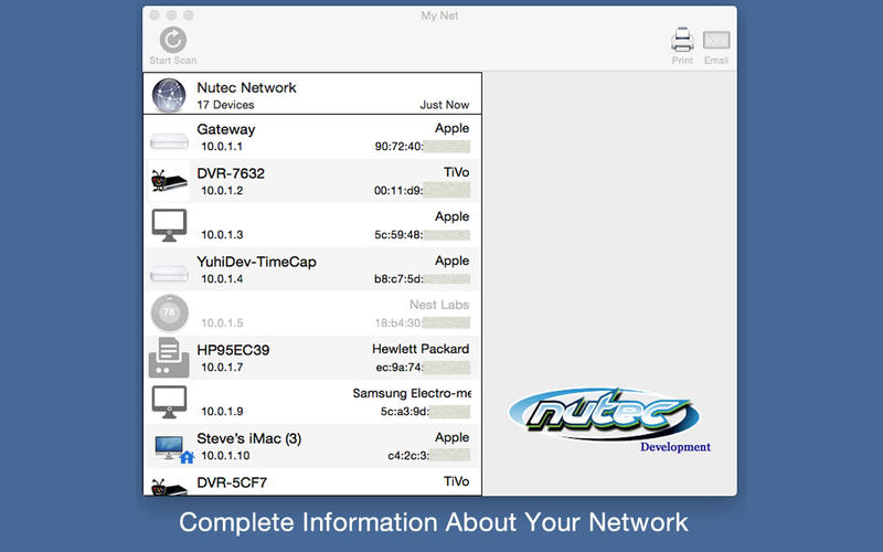 My Net - 网络扫描工具[OS X]丨反斗限免