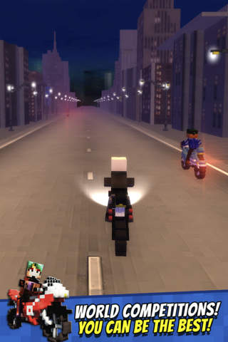 Blocky Bikes - Craft Bike Racing Game 4 Kids that like Mine screenshot 4