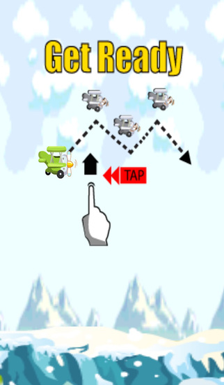 【免費遊戲App】ZigZag Fly - Frozen Mountains-APP點子