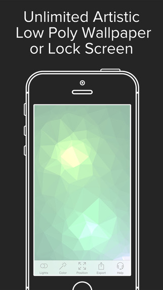 【免費攝影App】Random Polygon Wallpaper Plus Free — support 6 and 6plus resolutions-APP點子