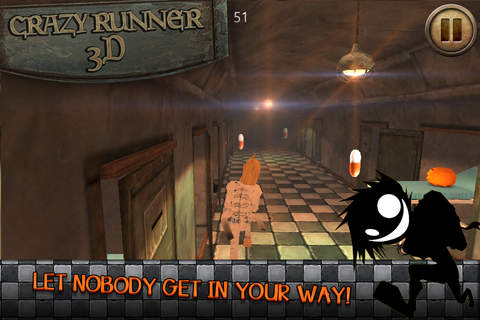 Crazy Runner 3D Deluxe screenshot 2