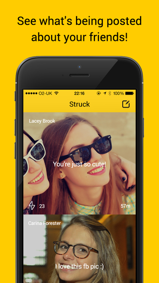 Struck - Share With Friends Anonymously
