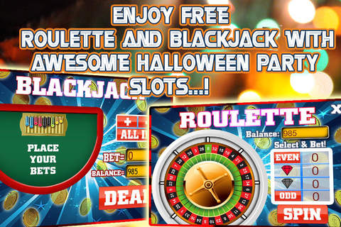 AAA Halloween Pumpkin Party Slots - Absolute Lucky Jackpot Win screenshot 3