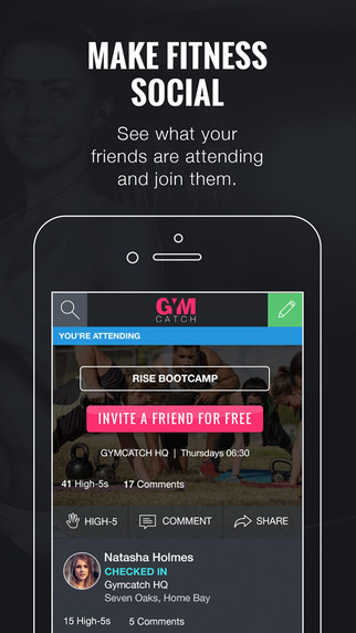 【免費健康App】Gymcatch - the social fitness app-APP點子