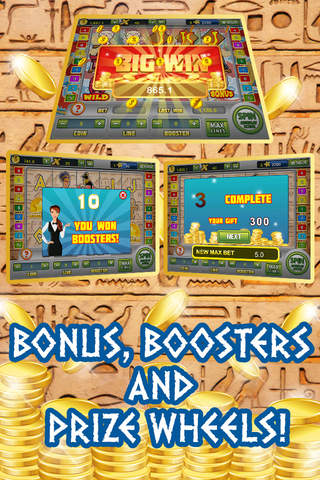 Cleopatra Slots Fortune FREE - The VIP Pharaohs Inferno Journey to Win Progressive Jackpots screenshot 2