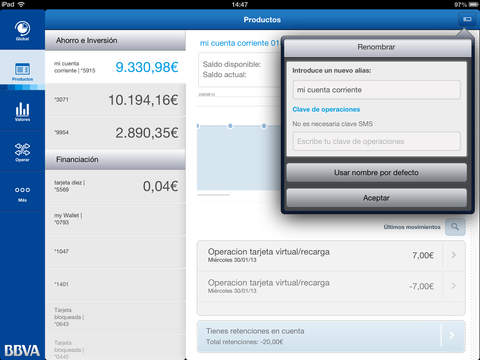 【免費財經App】BBVA | España para iPad-APP點子