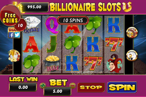 ``````` 2015 ``````` AAA Aaron Billionaire Slots - Blackjack 21 - Roulette screenshot 2