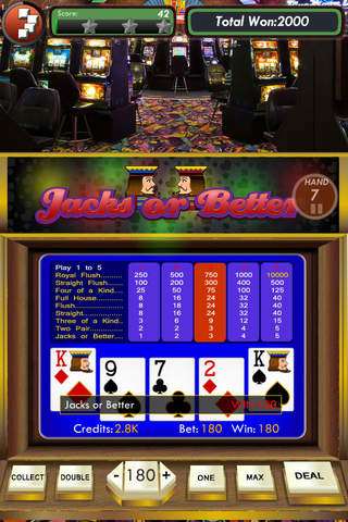 Casino Hero - World's first mission casino game for poker,slots,blackjack,video poker,wheel of fortune. screenshot 4