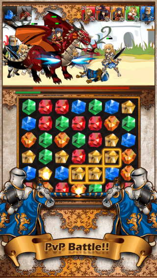 【免費遊戲App】Army of Goddess Battle - Puzzle RPG-APP點子