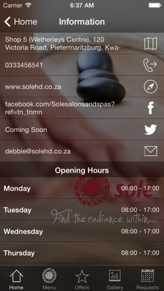 【免費生活App】Sole Salons and Spa-APP點子