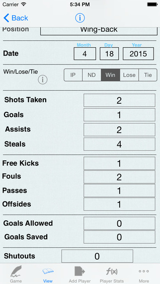 【免費運動App】Soccer Player Tracker, Stats Logbook & Game Notes-APP點子