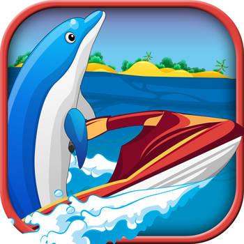 Dolphin Jet Skier Run - Fun Wave Surfer Rider Free LOGO-APP點子