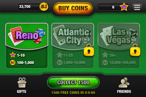 Blackjack Online - Vegas 21 screenshot 2