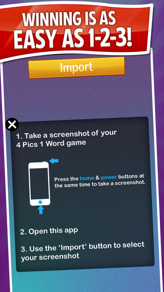 【免費遊戲App】Cheat for 4 Pics 1 Word ~ get all the answers now with free auto game import!-APP點子