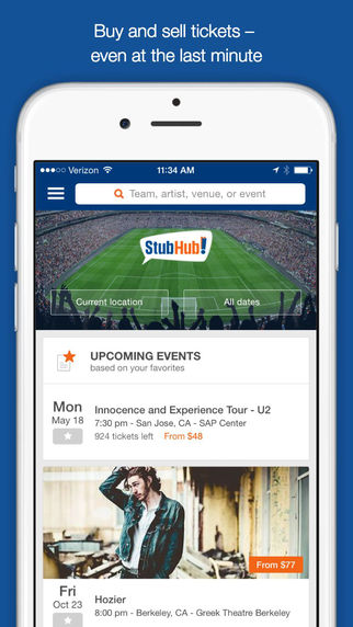 StubHub - Sports Concert Theatre Festival Show Tickets for Upcoming Local Events Games