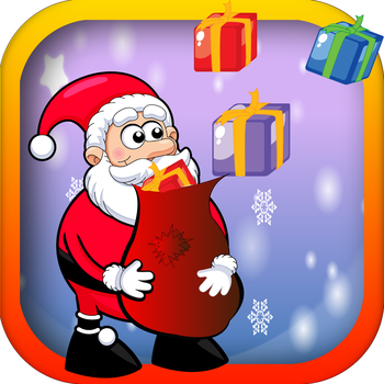 SANTA CLAUS GIFT GRAB - CATCH CHRISTMAS PRESENT CHALLENGE LOGO-APP點子