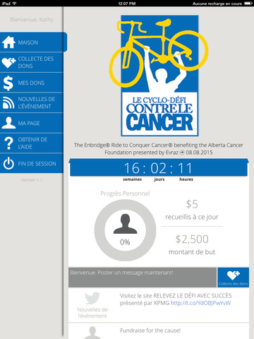 The Ride to Conquer Cancer CA. screenshot 2