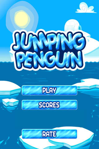 Jumping Penguin- Avoid the White Ice. screenshot 2