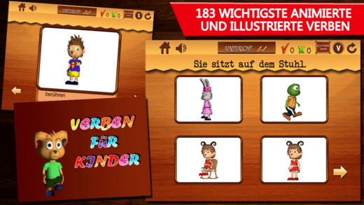 Verben für Kinder- Teil 1- Free animated German language lesson for children- Part 1