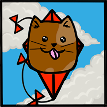 Kitty Kites - The Adventures of a Flappy Zen Cat LOGO-APP點子